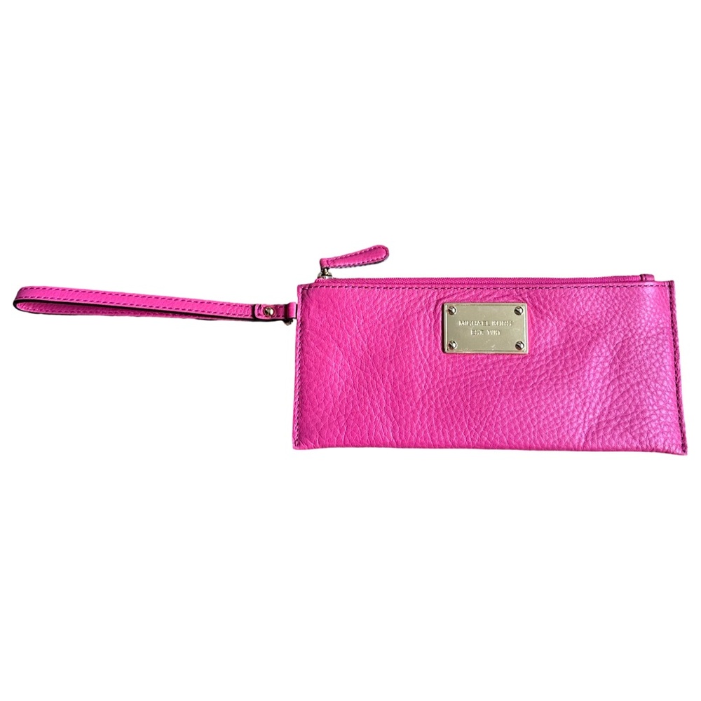 MICHAEL Michael Kors Pink Gold Wristlet Spring Summer Resort Travel‎